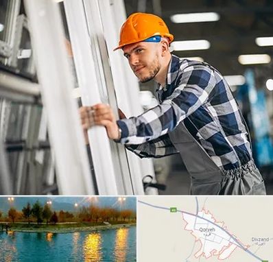 نصب توری پنجره در قروه