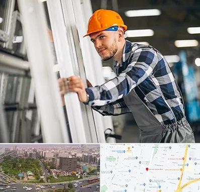 نصب توری پنجره در آیت الله کاشانی 