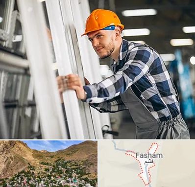 نصب توری پنجره در فشم