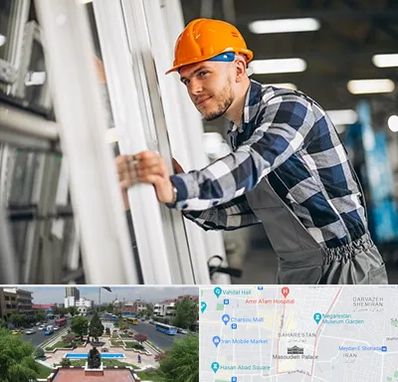 نصب توری پنجره در بهارستان 