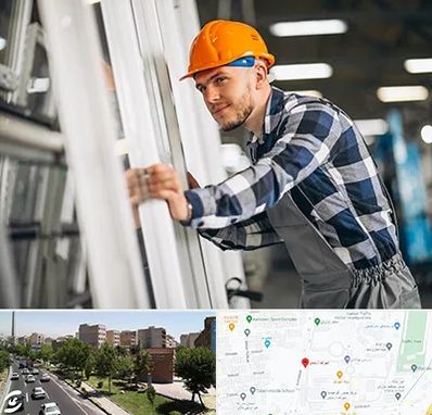 نصب توری پنجره در شهرک آزمایش 