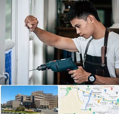 تعمیر درب و پنجره دوجداره در صیاد شیرازی مشهد 