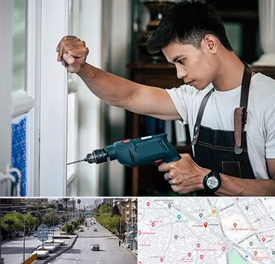 تعمیر درب و پنجره دوجداره در خیابان زند شیراز 