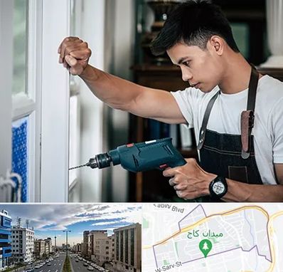 تعمیر درب و پنجره دوجداره در سعادت آباد 