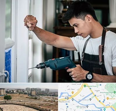 تعمیر درب و پنجره دوجداره در کوی وحدت شیراز 