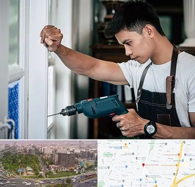 تعمیر درب و پنجره دوجداره در آیت الله کاشانی 