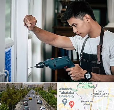 تعمیر درب و پنجره دوجداره در شهران 