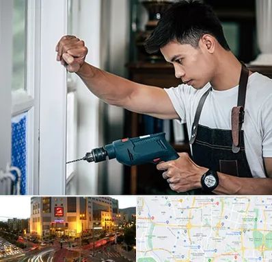 تعمیر درب و پنجره دوجداره در جنت آباد تهران 