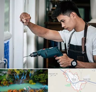 تعمیر درب و پنجره دوجداره در دورود