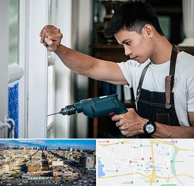 تعمیر درب و پنجره دوجداره در شهرک راه آهن 