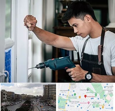 تعمیر درب و پنجره دوجداره در بلوار فردوسی مشهد 