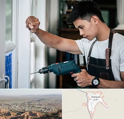 تعمیر درب و پنجره دوجداره در اسفراین