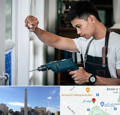 تعمیر درب و پنجره دوجداره در فلکه گاز شیراز 