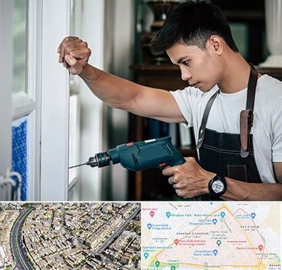 تعمیر درب و پنجره دوجداره در شهرک غرب مشهد 