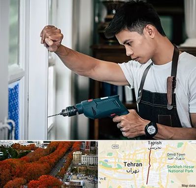 تعمیر درب و پنجره دوجداره در ولیعصر 