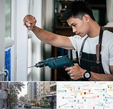 تعمیر درب و پنجره دوجداره در فاطمی 