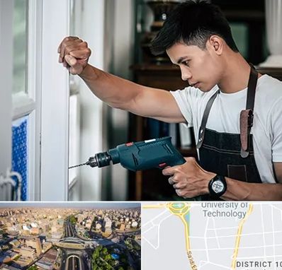 تعمیر درب و پنجره دوجداره در استاد معین 