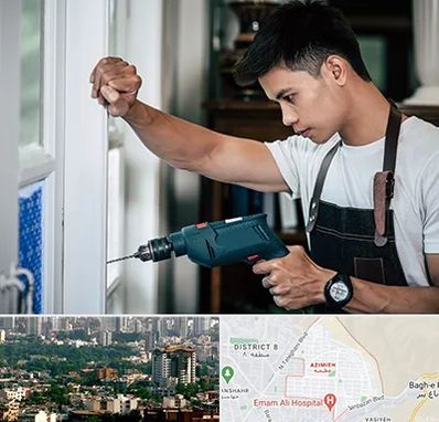 تعمیر درب و پنجره دوجداره در عظیمیه کرج 