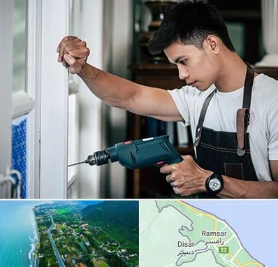 تعمیر درب و پنجره دوجداره در رامسر