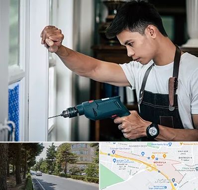 تعمیر درب و پنجره دوجداره در مهرویلا کرج 