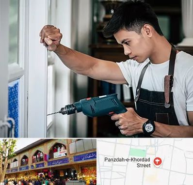 تعمیر درب و پنجره دوجداره در 15 خرداد