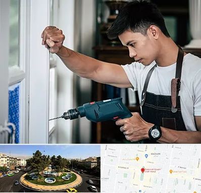 تعمیر درب و پنجره دوجداره در هفت حوض 