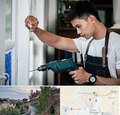 تعمیر درب و پنجره دوجداره در باغستان کرج 