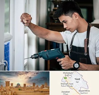 تعمیر درب و پنجره دوجداره در یزد