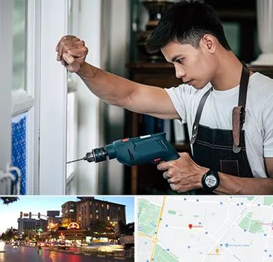 تعمیر درب و پنجره دوجداره در بلوار سجاد مشهد 