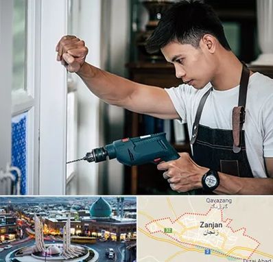 تعمیر درب و پنجره دوجداره در زنجان