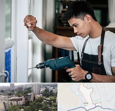 تعمیر درب و پنجره دوجداره در اوین