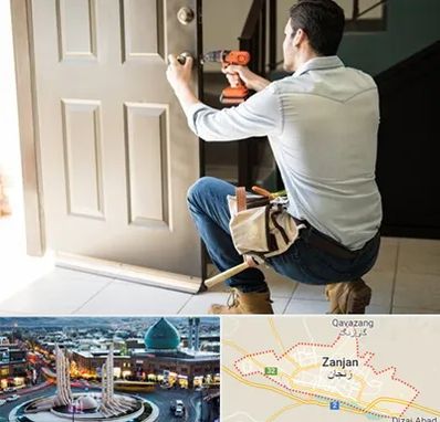 تعمیر درب ضد سرقت در زنجان