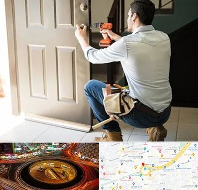 تعمیر درب ضد سرقت در میدان ولیعصر 