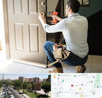 تعمیر درب ضد سرقت در شهرک آزمایش 