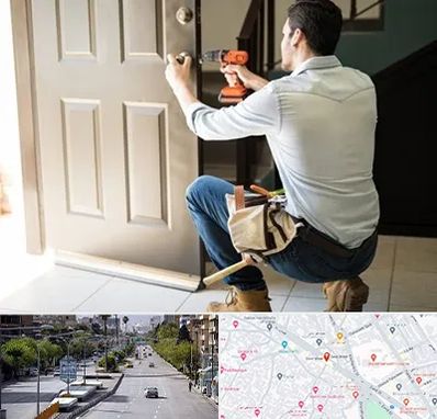 تعمیر درب ضد سرقت در خیابان زند شیراز 