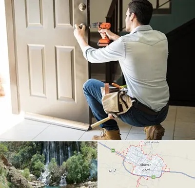 تعمیر درب ضد سرقت در شیروان