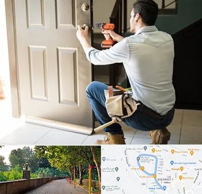 تعمیر درب ضد سرقت در بلوار گیلان رشت 