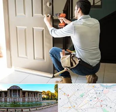 تعمیر درب ضد سرقت در عفیف آباد شیراز 