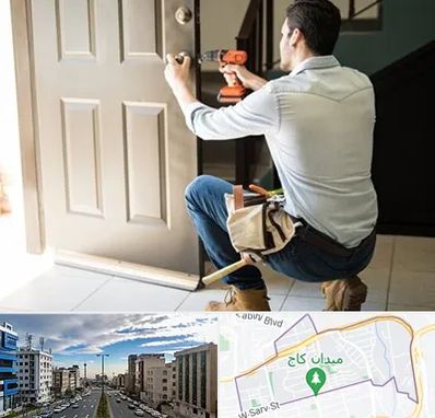 تعمیر درب ضد سرقت در سعادت آباد 