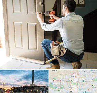 تعمیر درب ضد سرقت در منطقه 2 تهران 