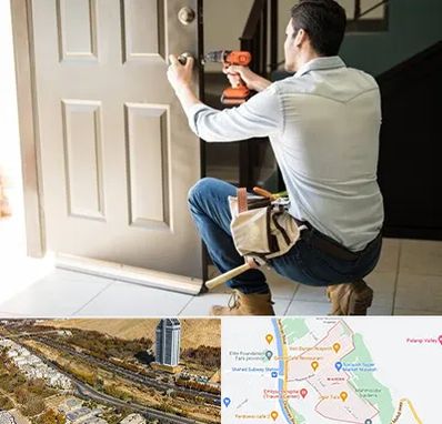 تعمیر درب ضد سرقت در خیابان نیایش شیراز 