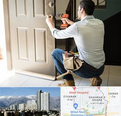 تعمیر درب ضد سرقت در شهرک غرب 