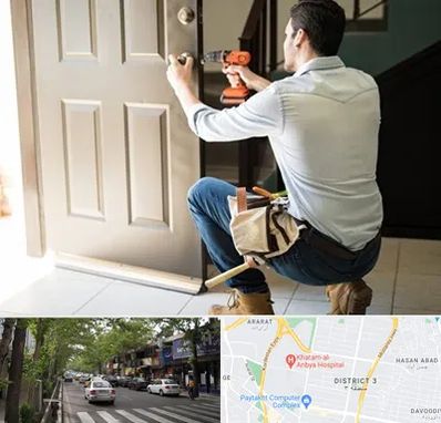 تعمیر درب ضد سرقت در ظفر 