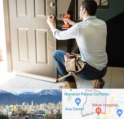 تعمیر درب ضد سرقت در آجودانیه 