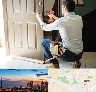 تعمیر درب ضد سرقت در غرب تهران 