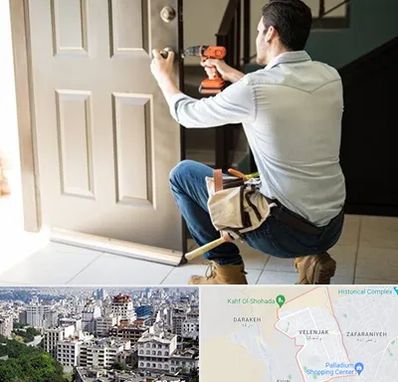 تعمیر درب ضد سرقت در ولنجک 