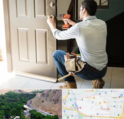 تعمیر درب ضد سرقت در کن 