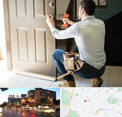 تعمیر درب ضد سرقت در بلوار سجاد مشهد 