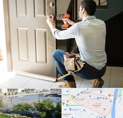 تعمیر درب ضد سرقت در گلستان اهواز 