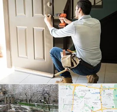 تعمیر درب ضد سرقت در باغ فیض 